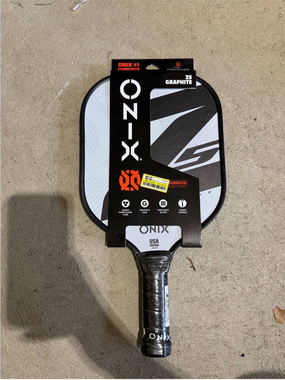 ONIX Graphite Z5 Pickleball Paddle - White and Black NWT